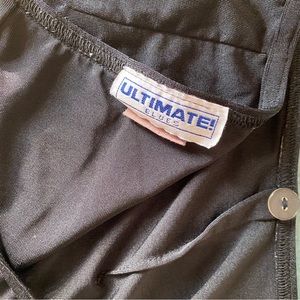 Wrap around skirt with button and tie